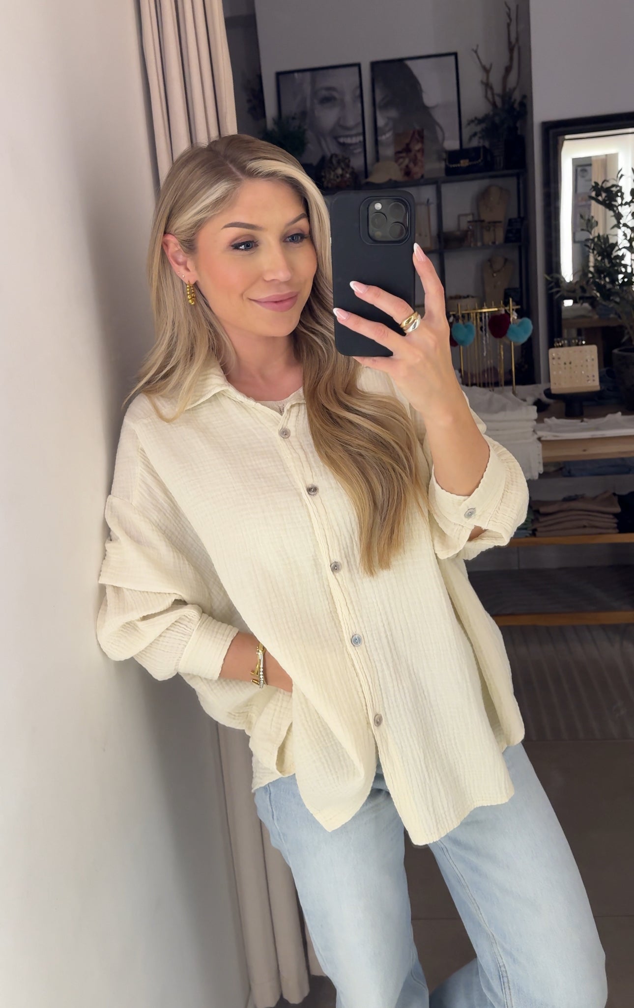 Musselinbluse Leya