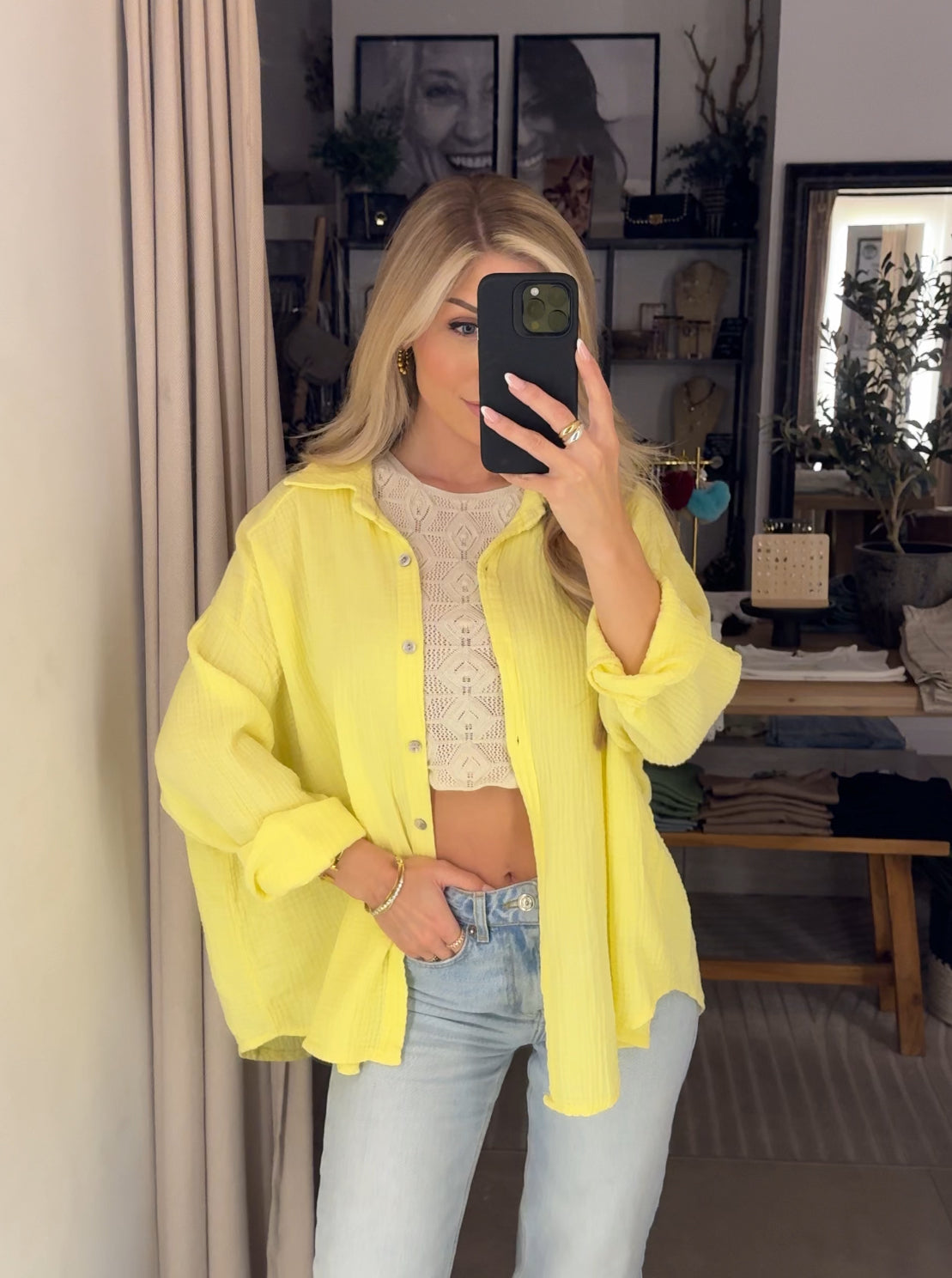Musselinbluse Leya