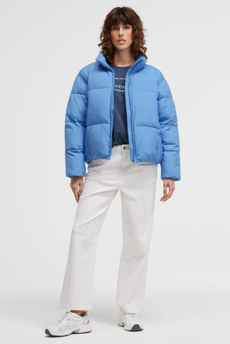 Kurze Steppjacke Onion mit Stehkragen