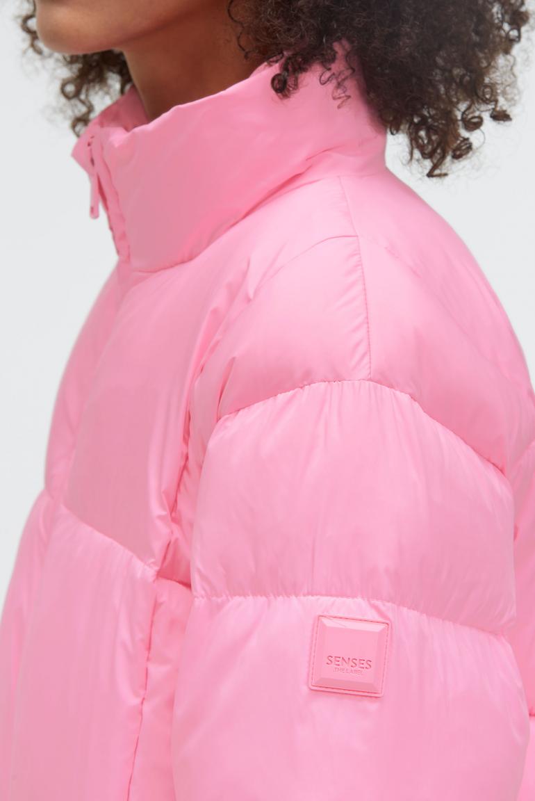 Kurze Steppjacke Onion mit Stehkragen