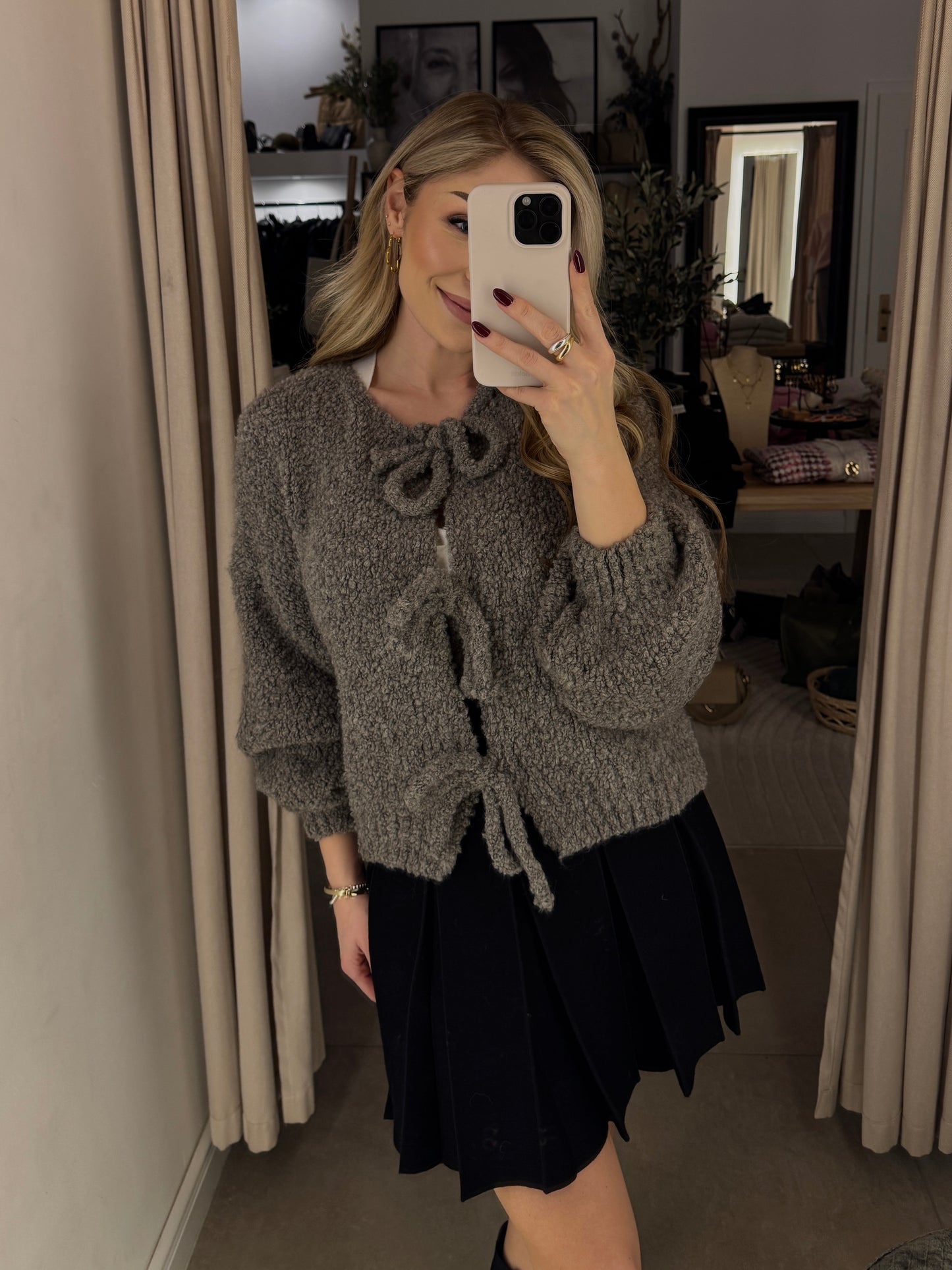 Cardigan Boucle