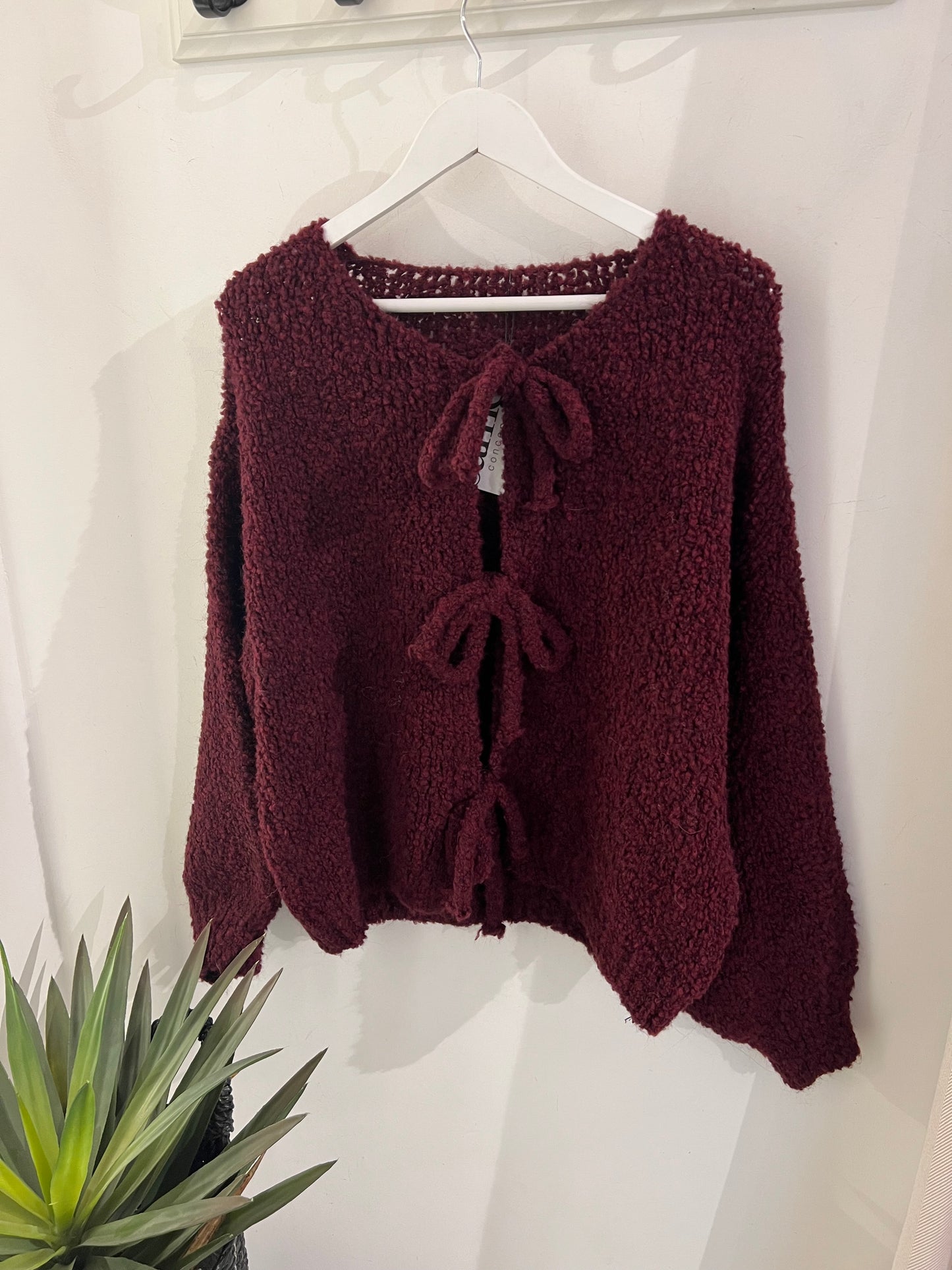 Cardigan Boucle