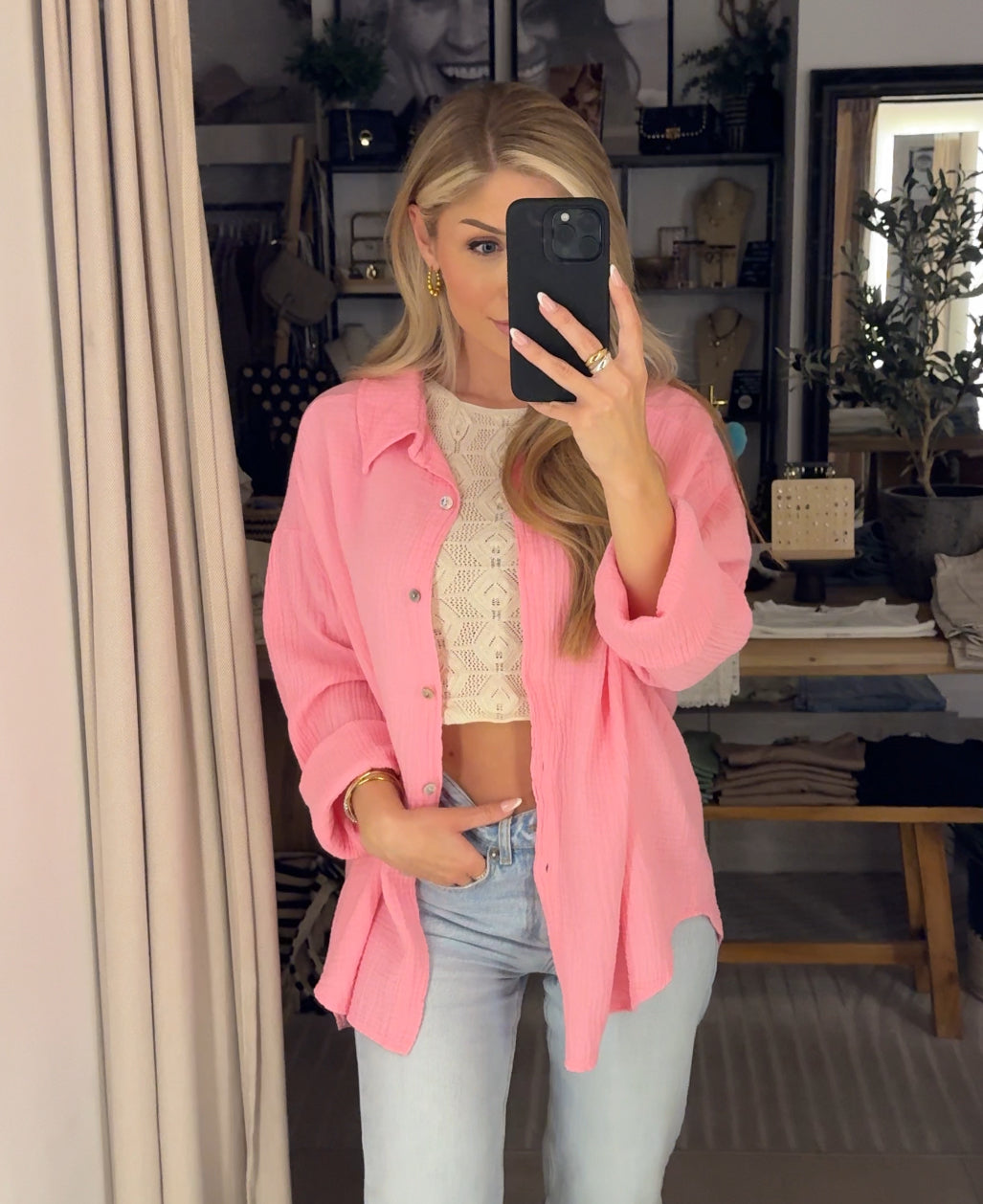 Musselinbluse Leya