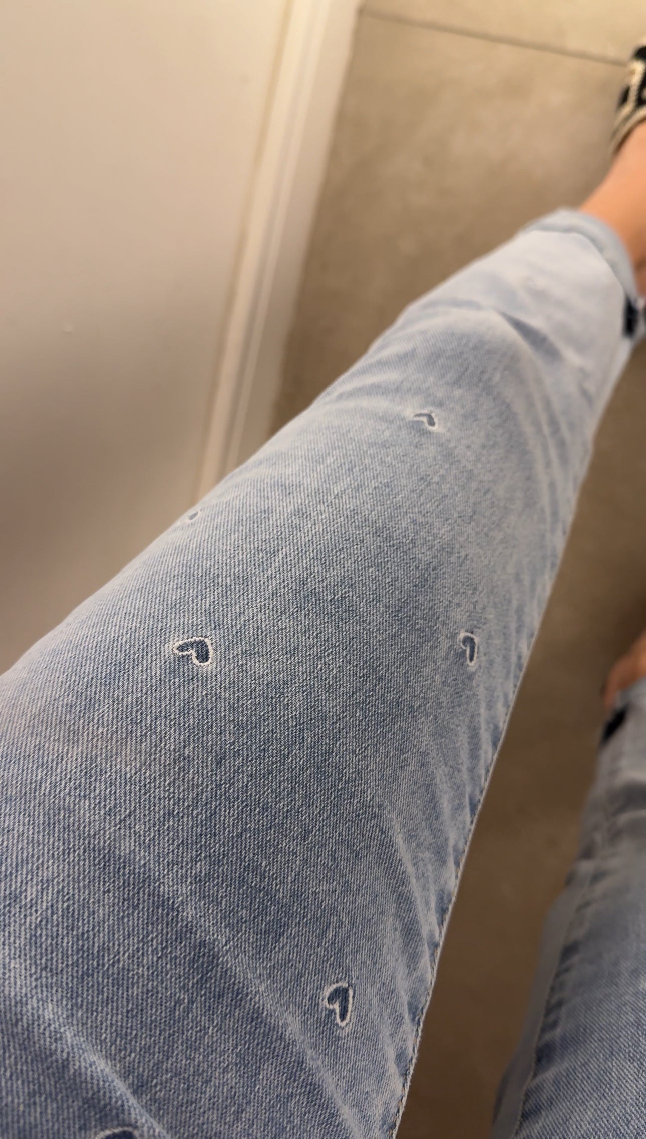 Mom Jeans Mia bestickt