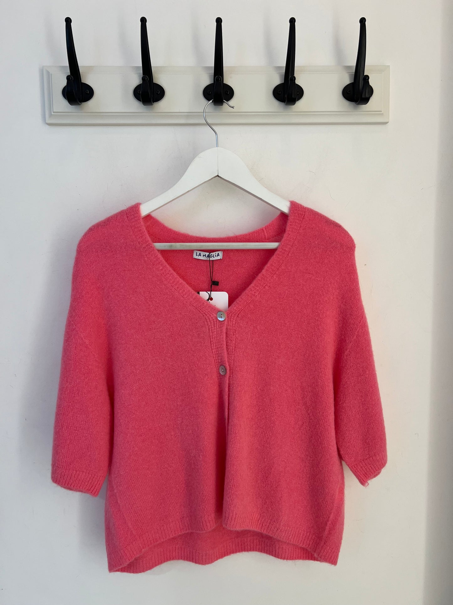 Kurzärmelige Strickjacke Eliana