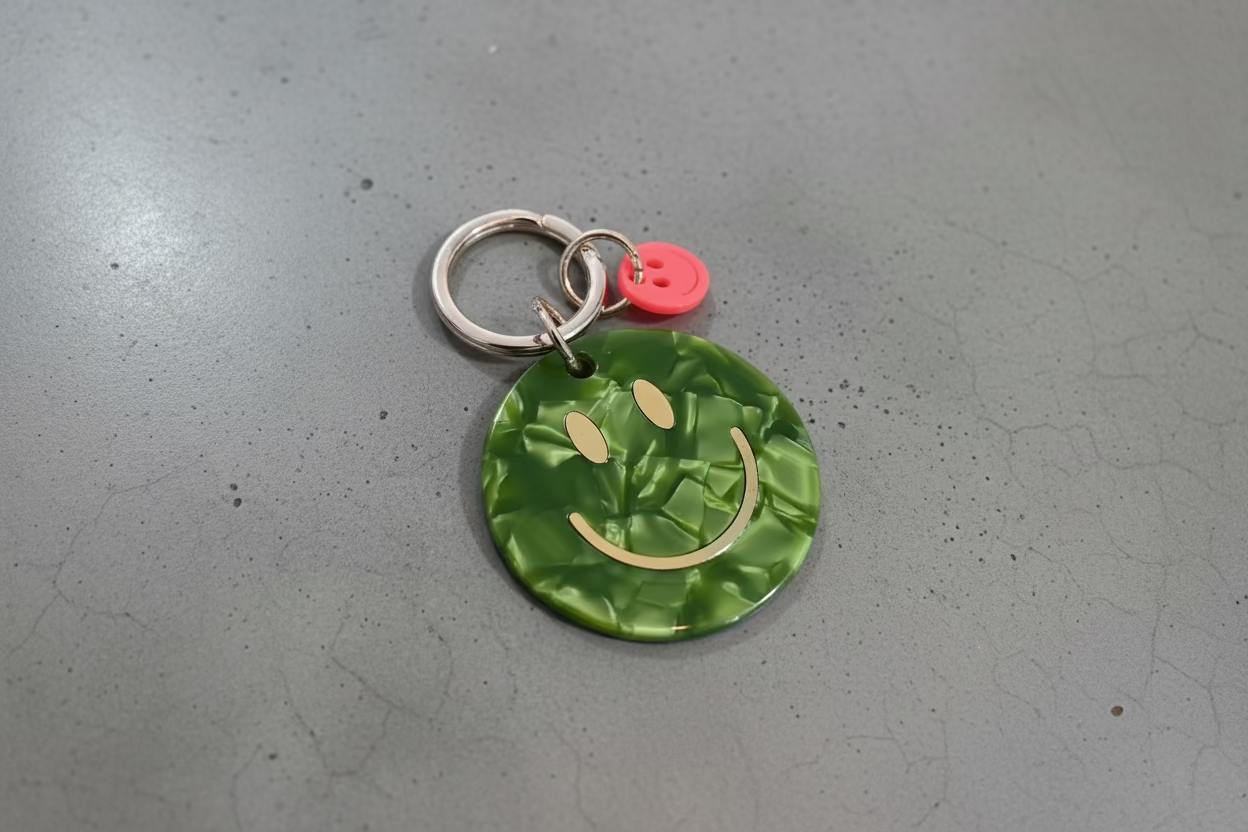 Schlüsselanhänger Smiley