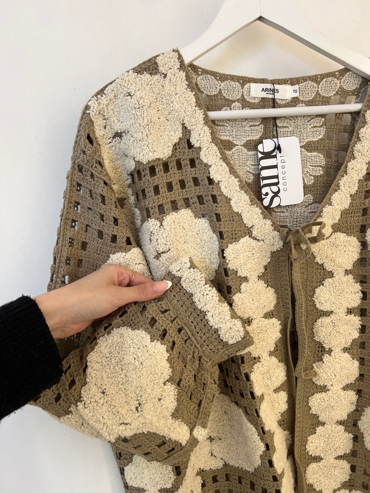 gehäkelte Strickjacke Vivi