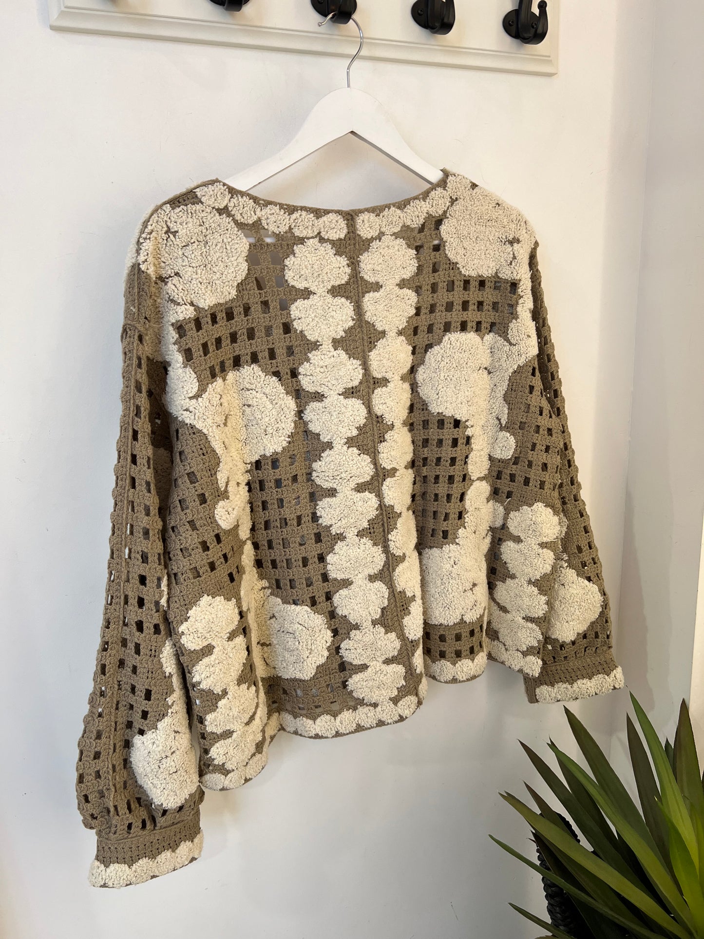 gehäkelte Strickjacke Vivi
