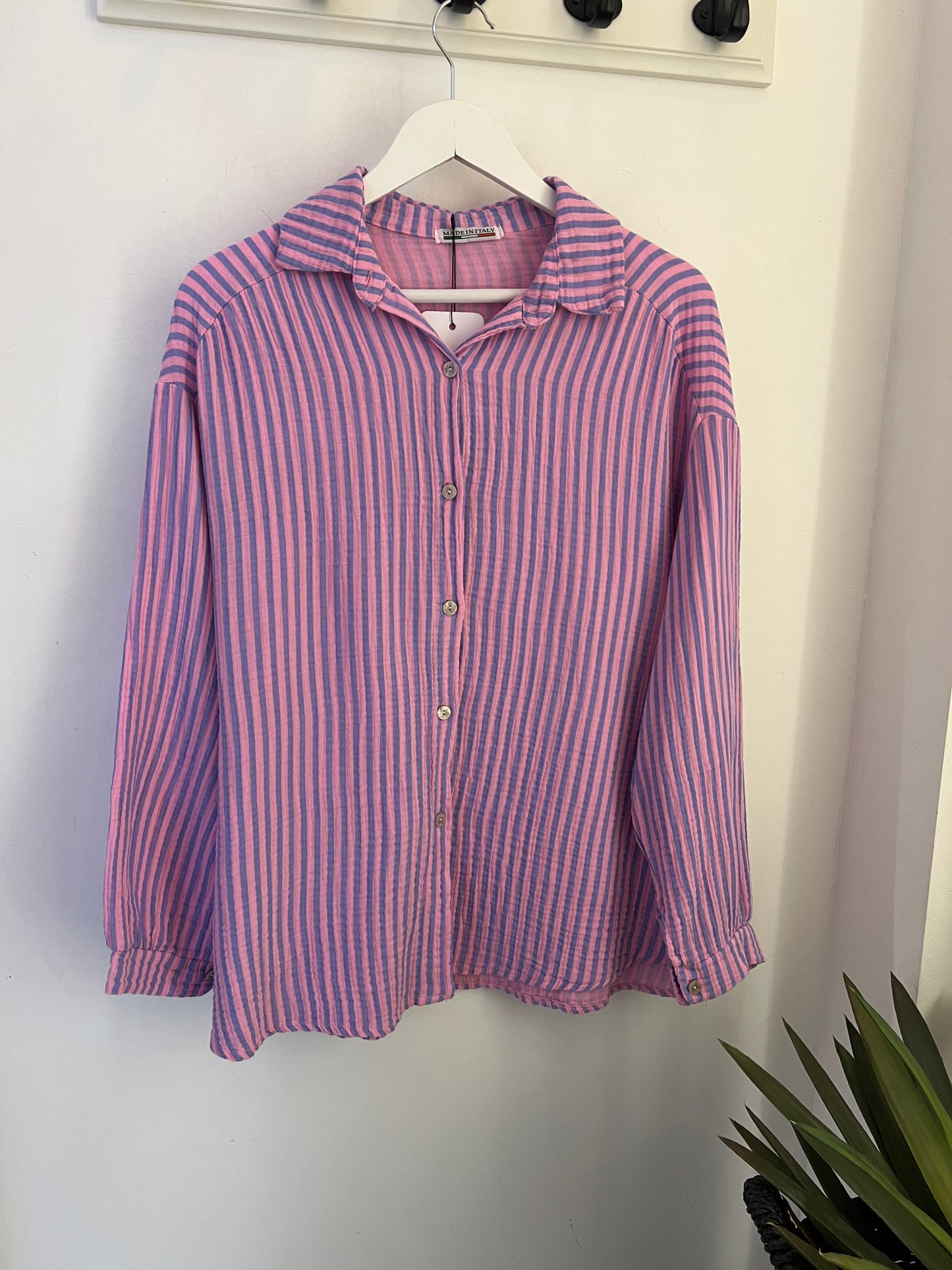 Musselinbluse Leya Stripes