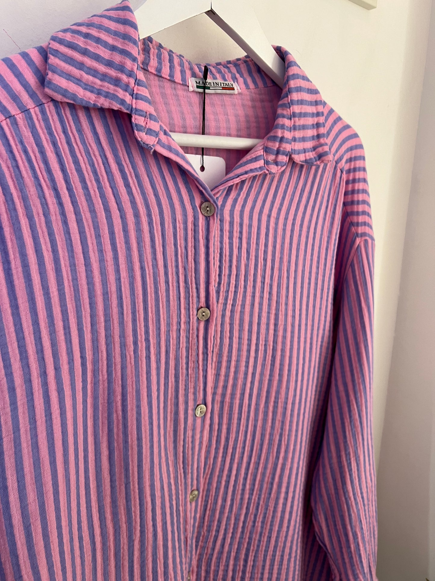 Musselinbluse Leya Stripes