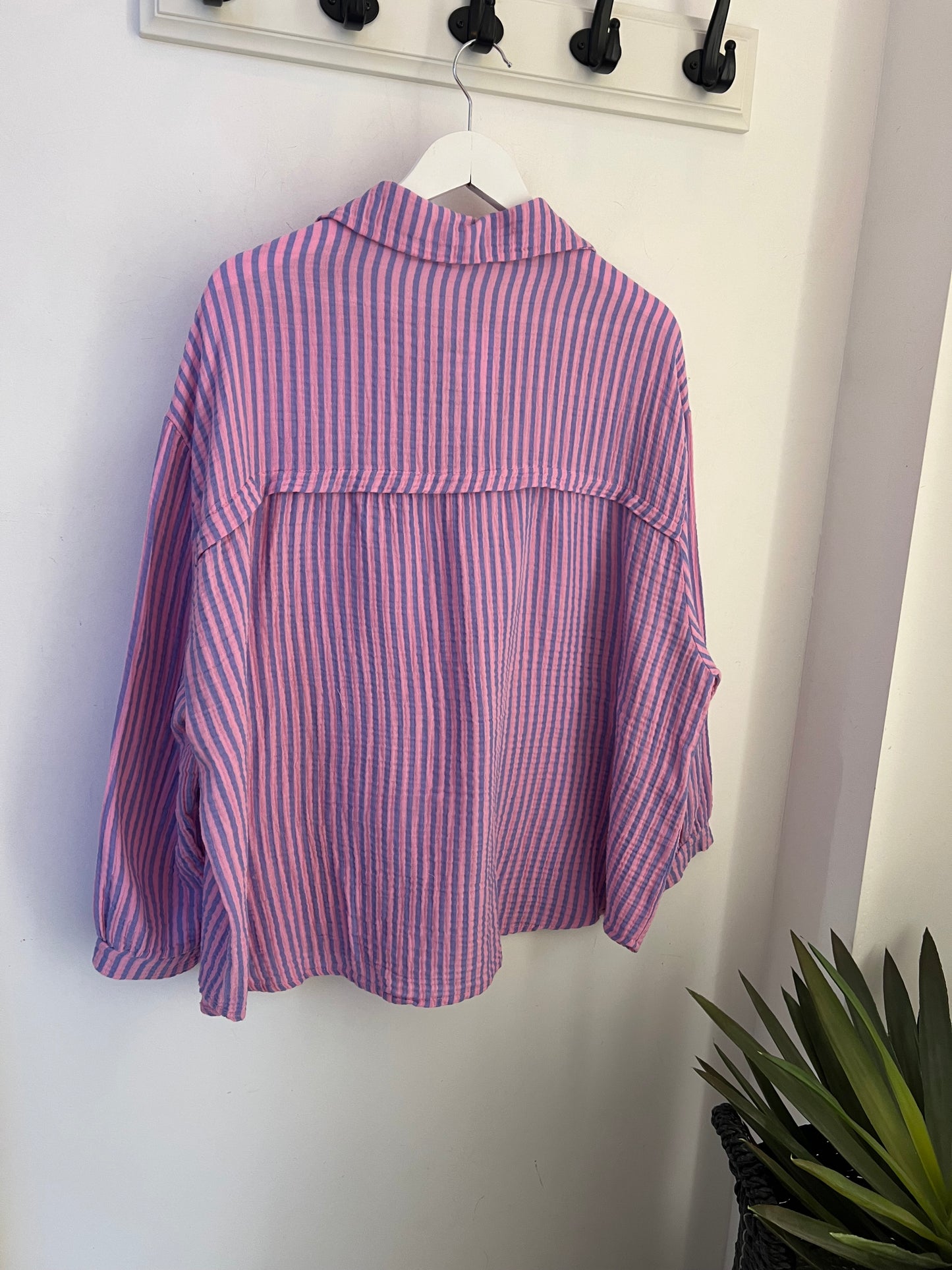 Musselinbluse Leya Stripes
