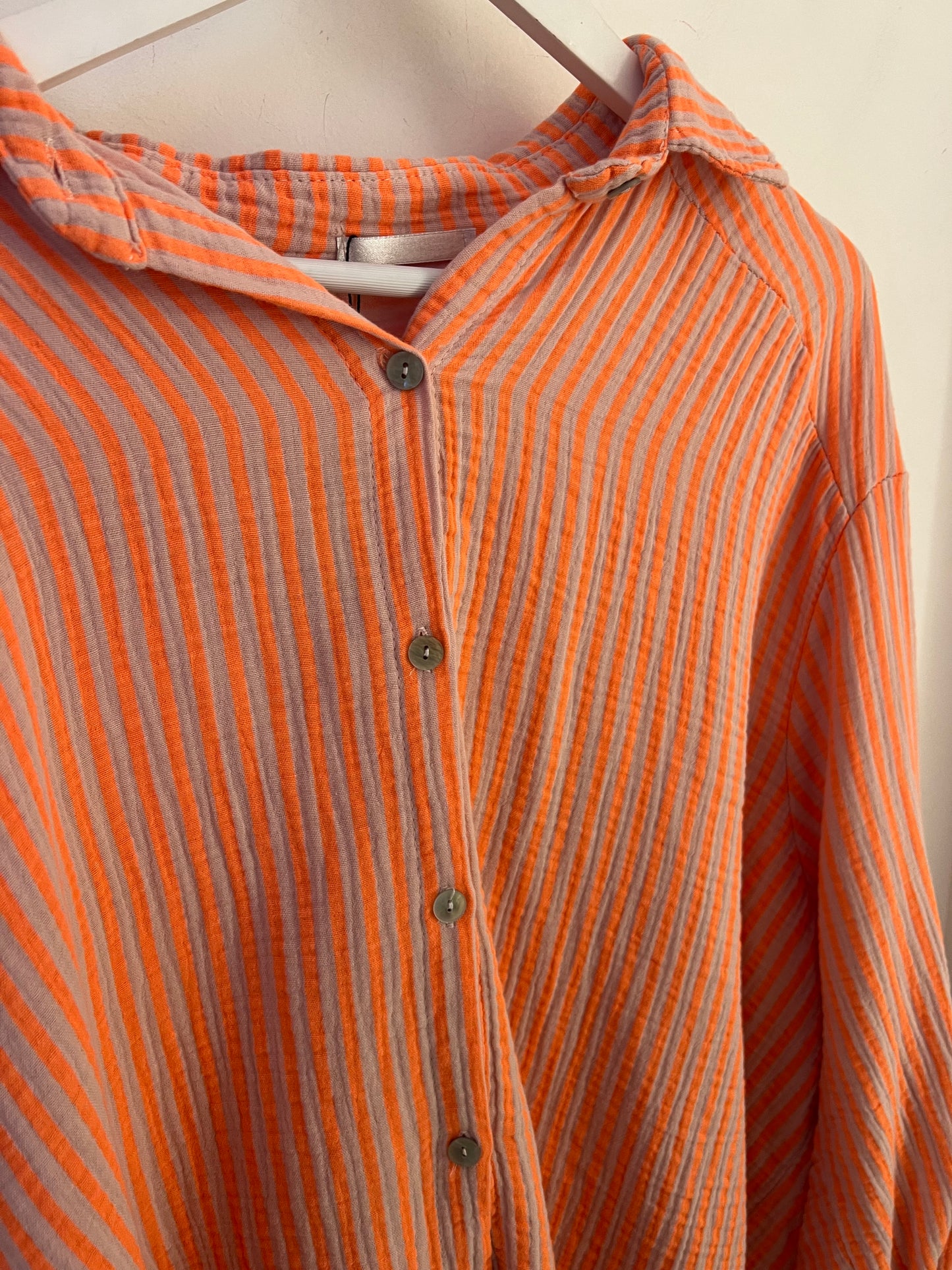 Musselinbluse Leya Stripes
