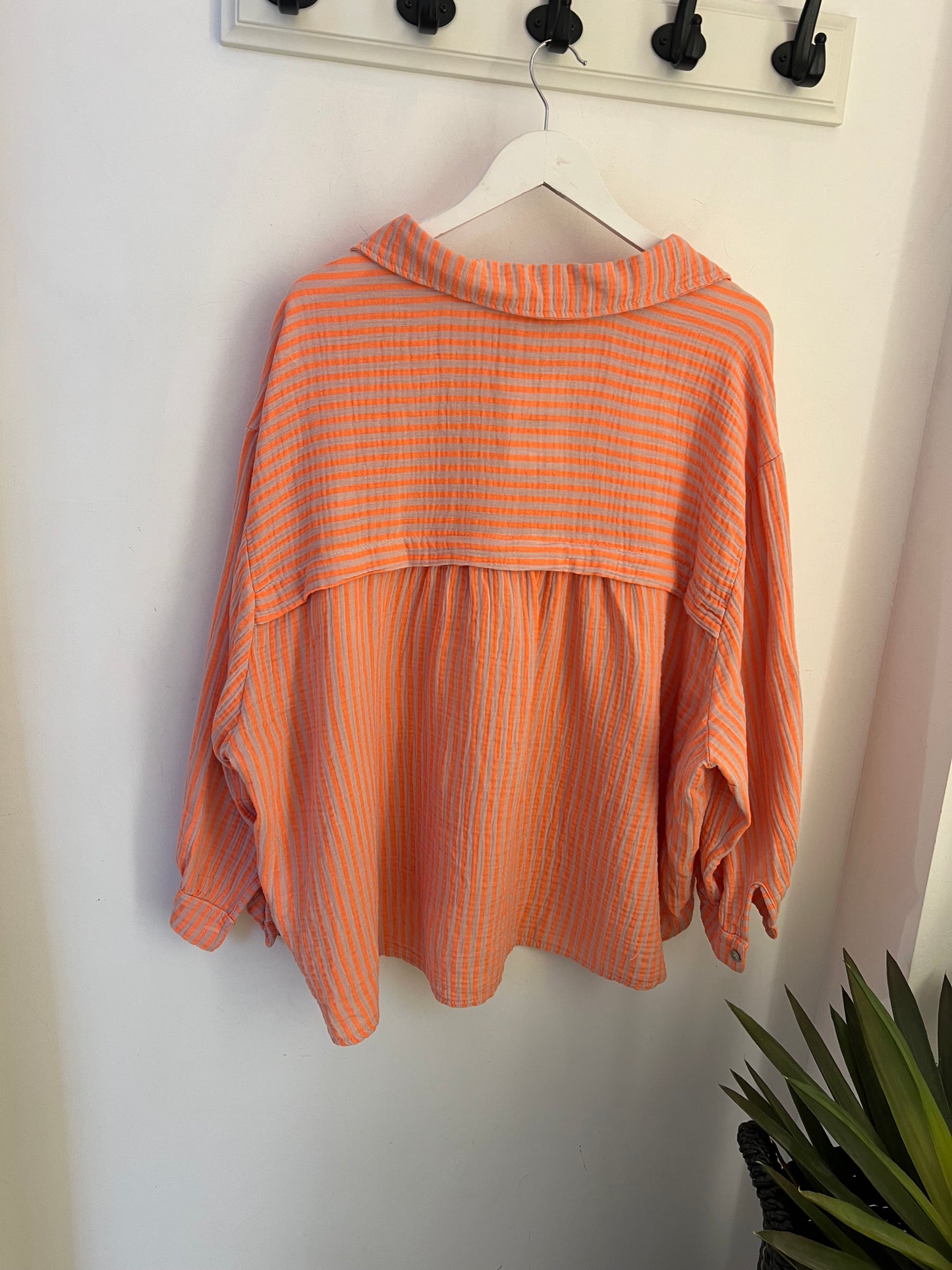 Musselinbluse Leya Stripes