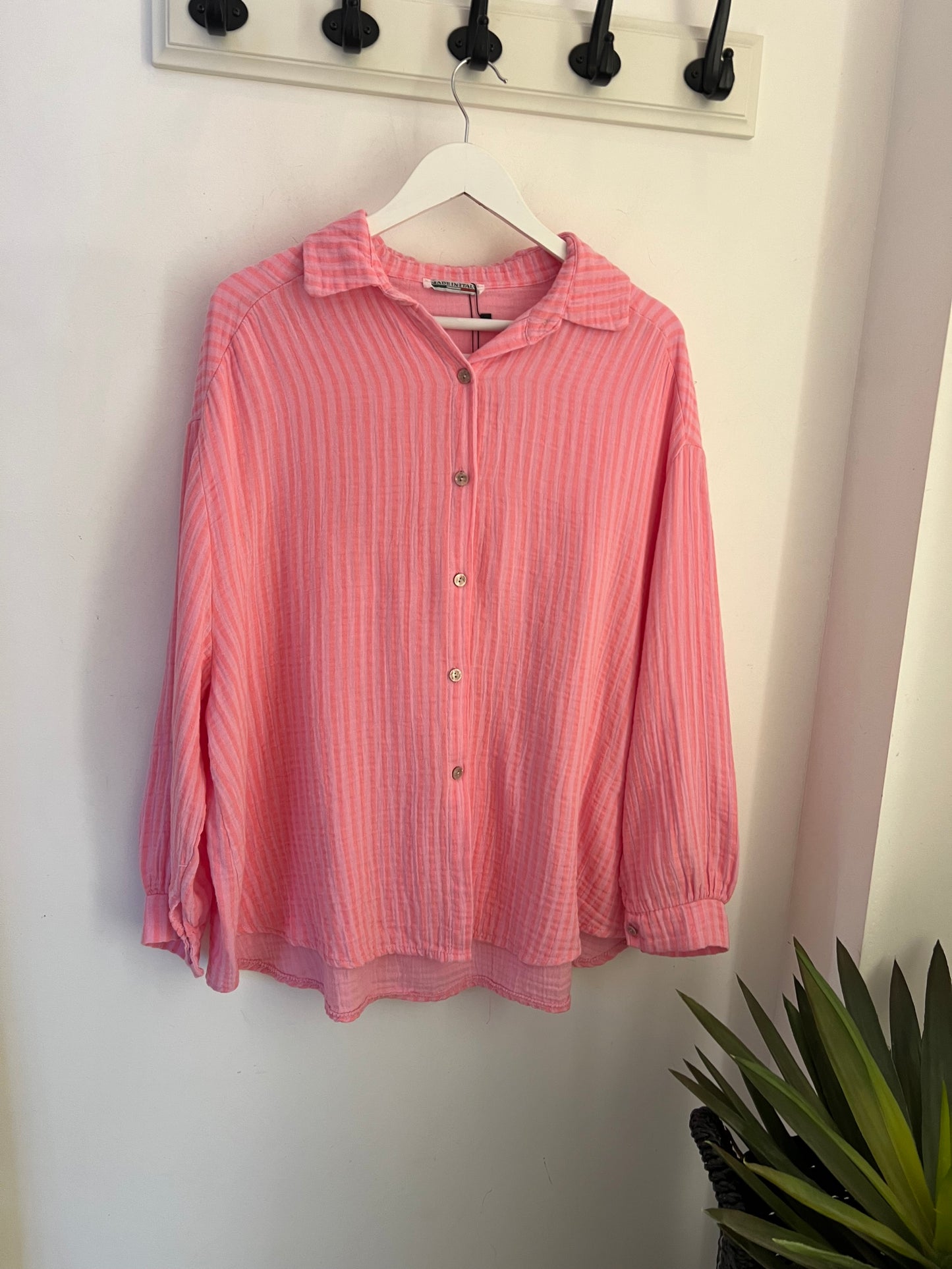 Musselinbluse Leya Stripes