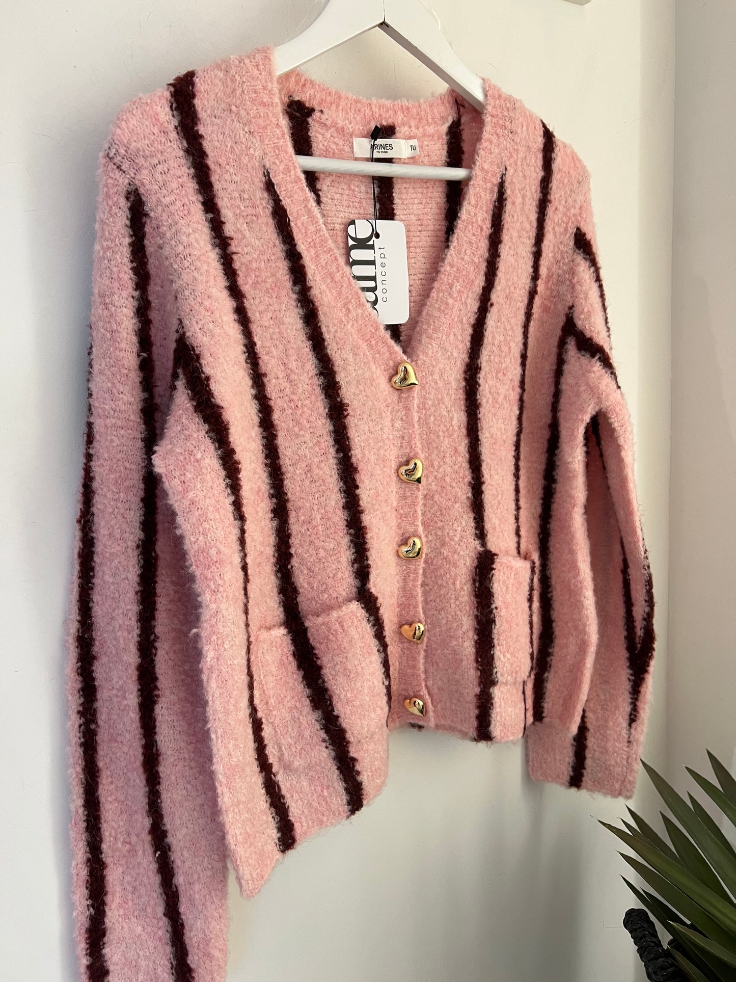 Strickjacke Amora Stripes