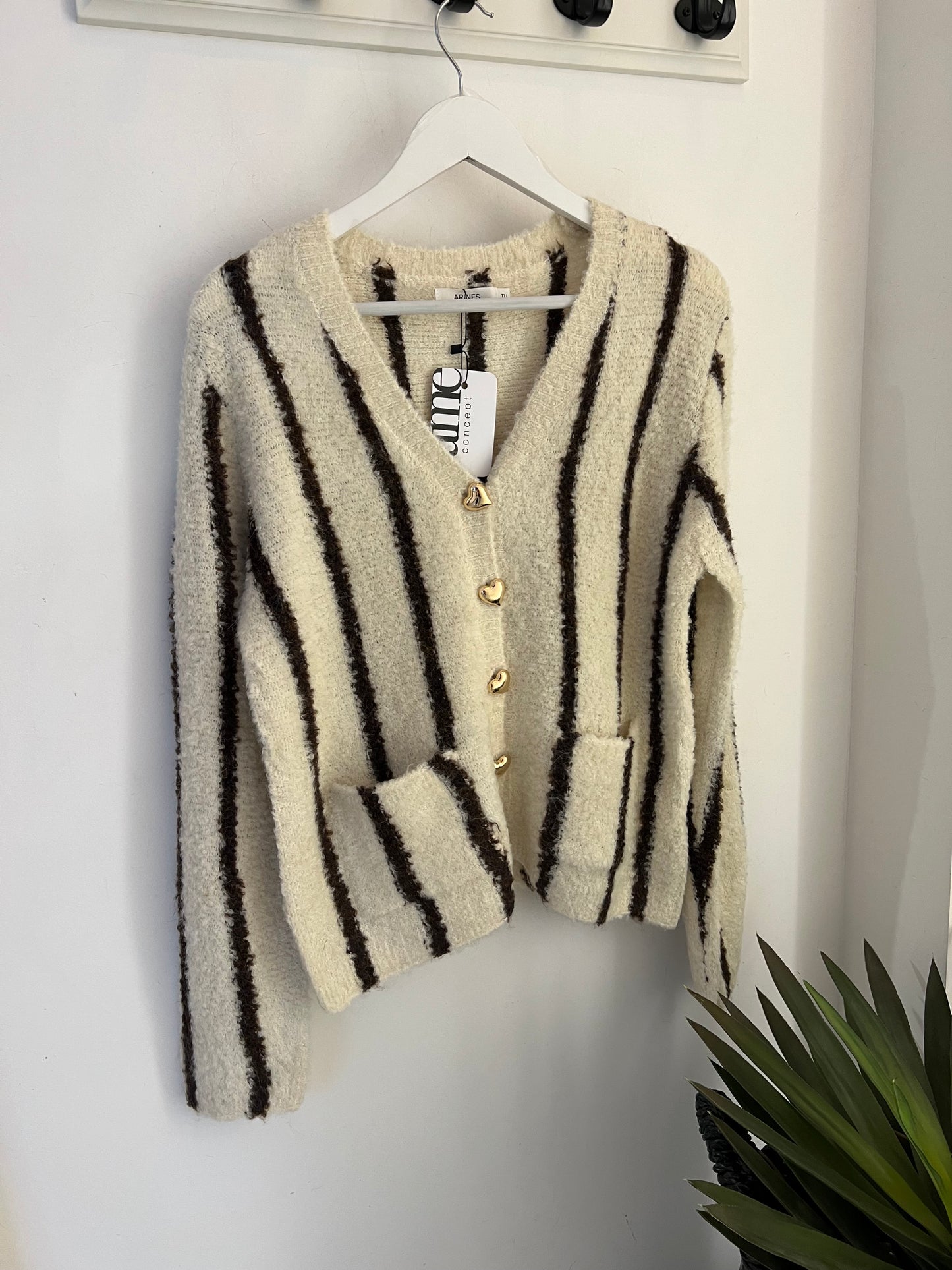Strickjacke Amora Stripes
