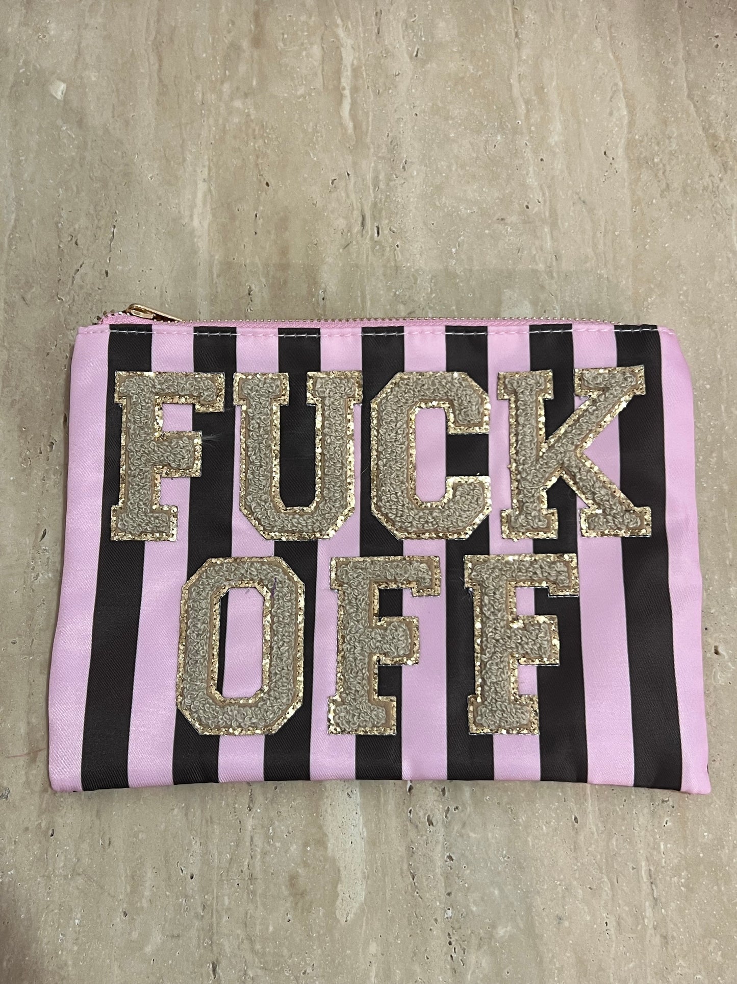 Kosmetiktasche FUCK OFF