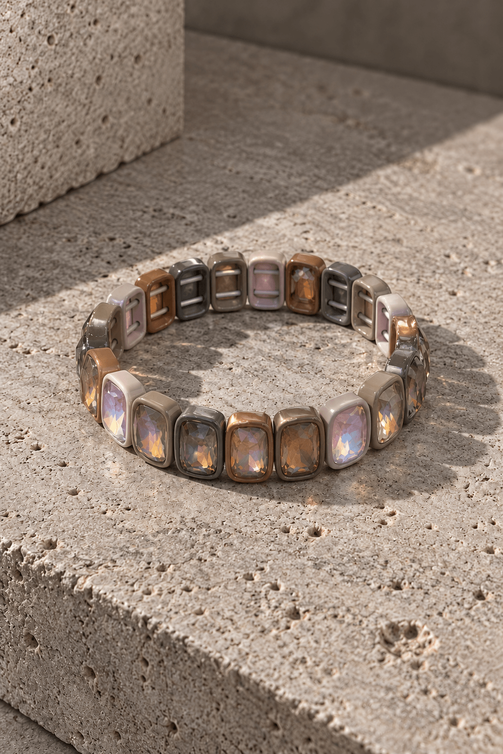 Buntes Edelsteinarmband - same concept