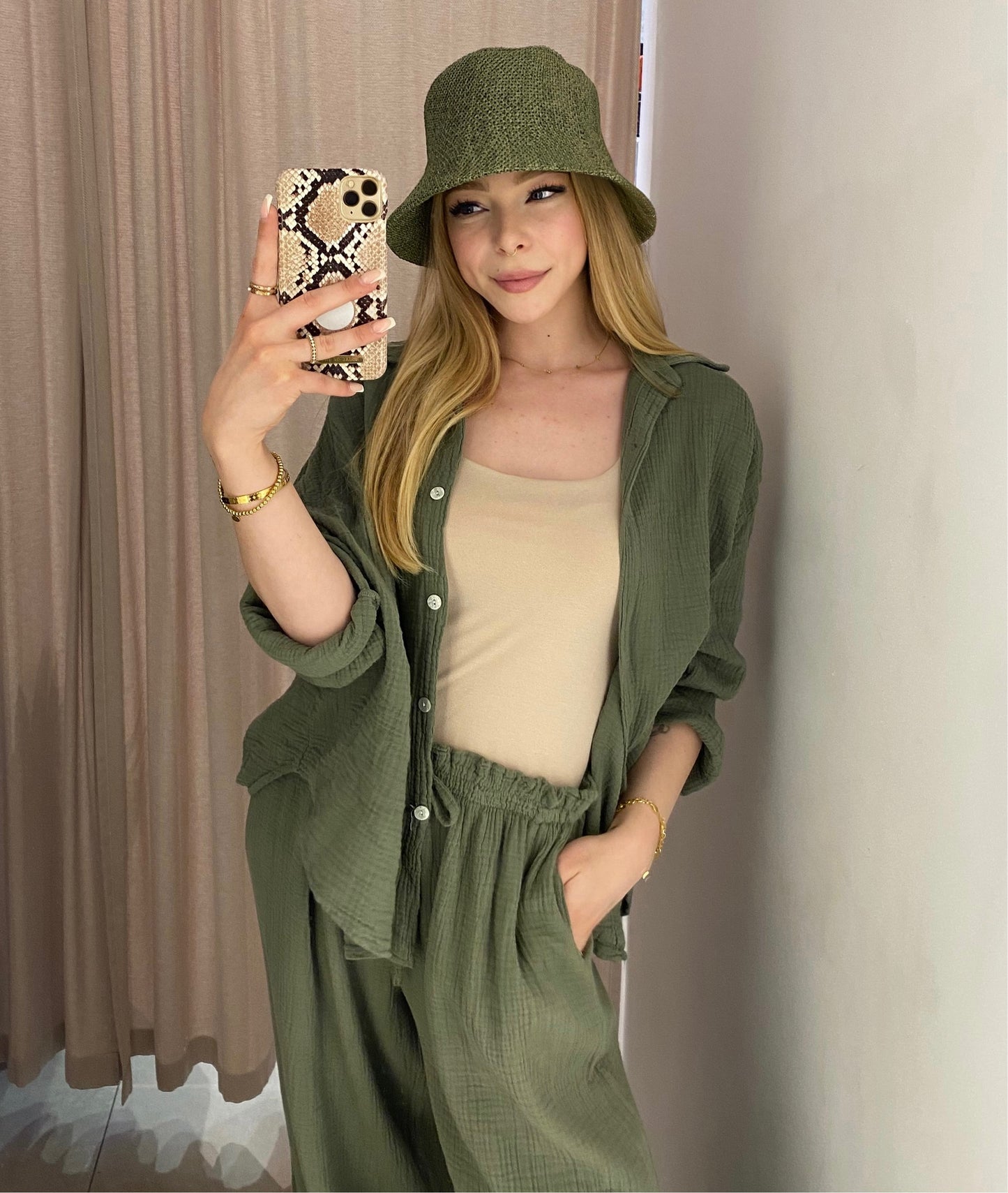 Musselinbluse Leya