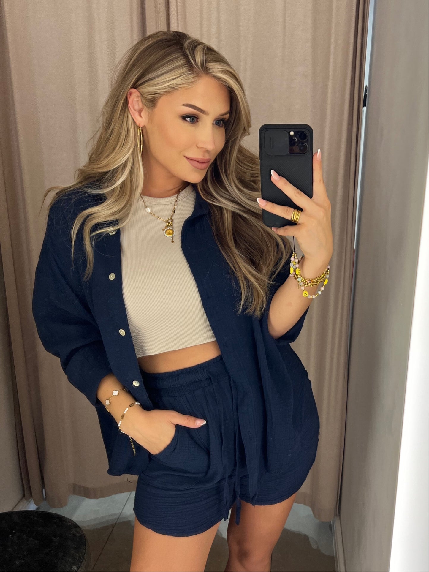 Musselinbluse Leya