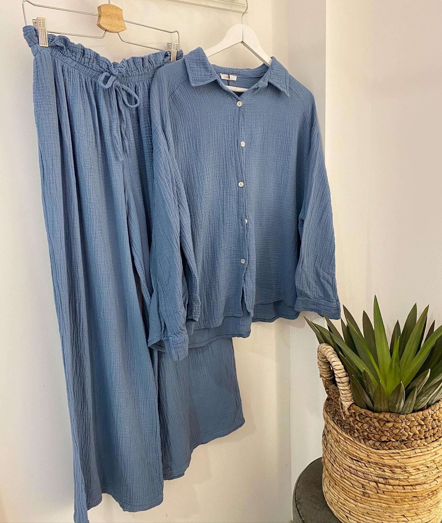 Musselinbluse Leya