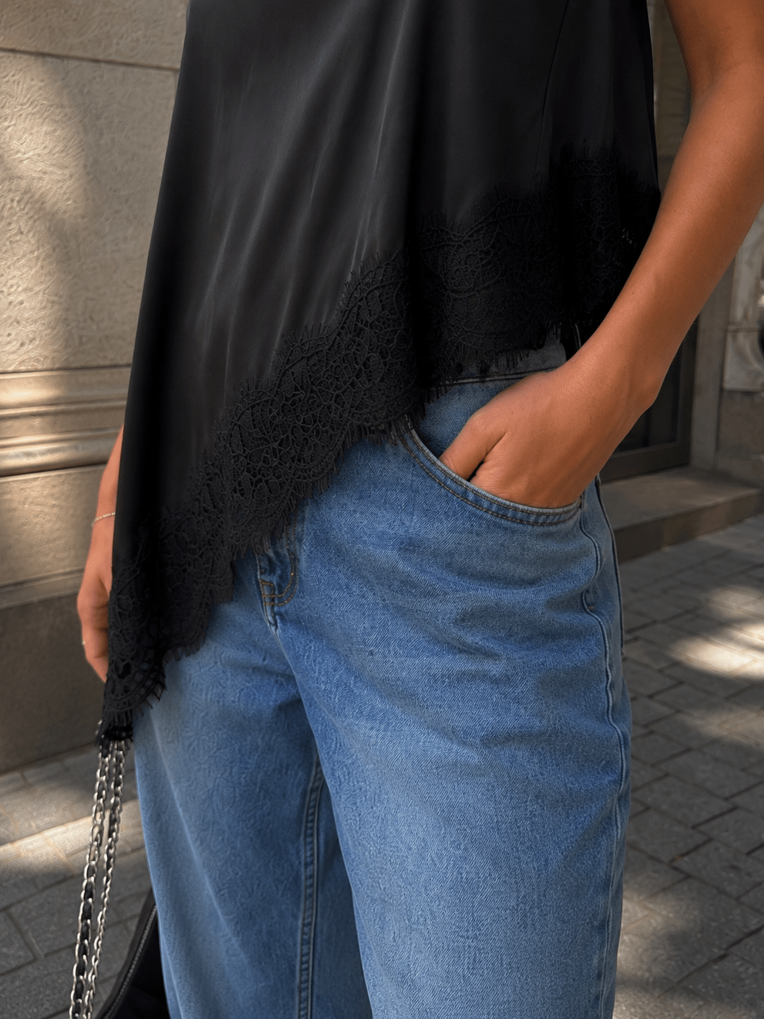 Neckholder mit Spitze Luna - same concept