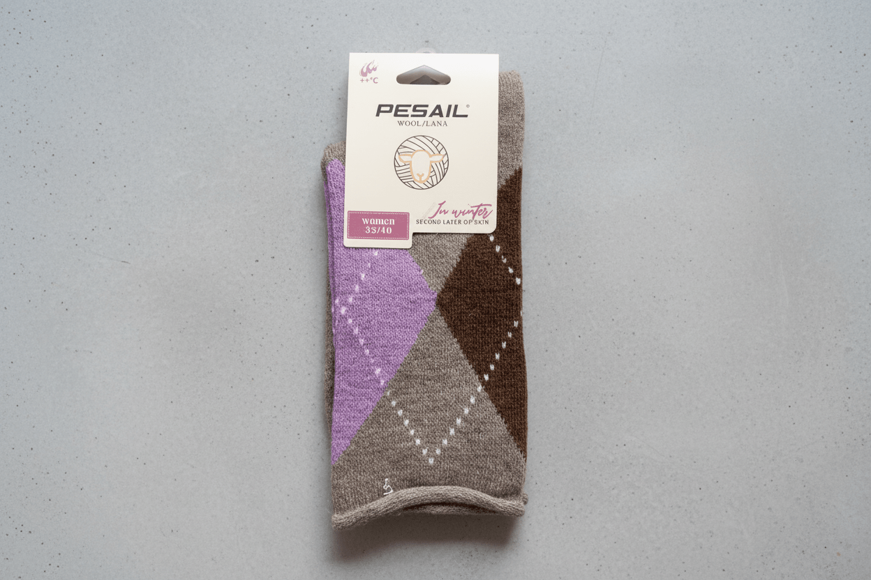 Socken kariert - same concept