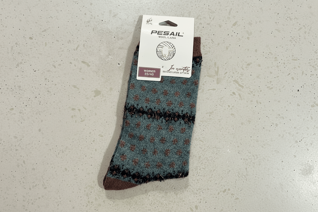 Socken Snowflake - same concept