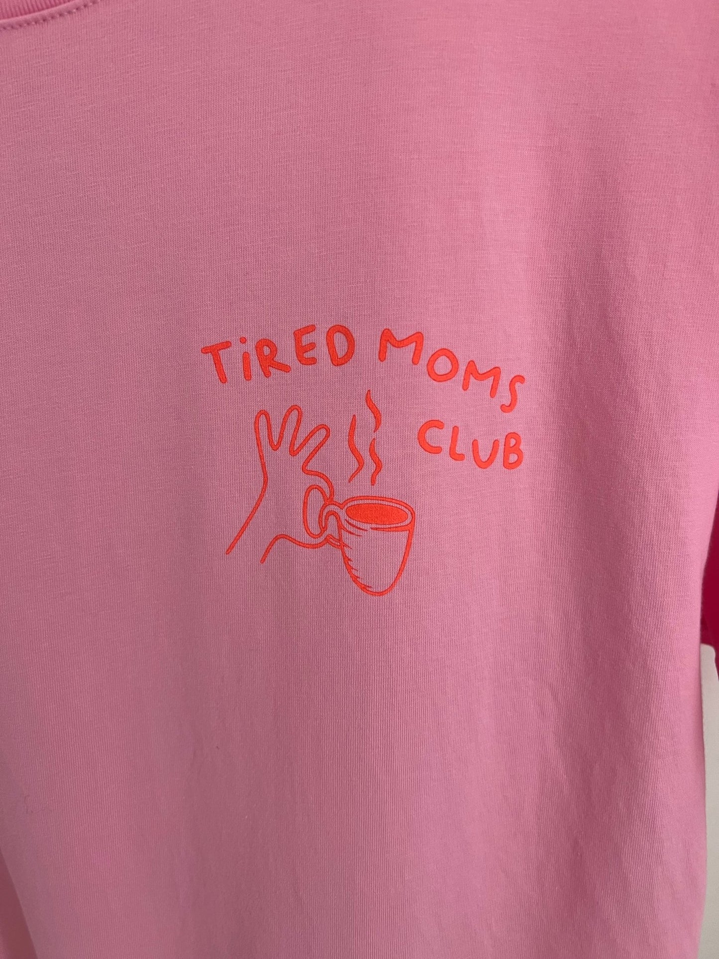 T-Shirt tired mom - same concept