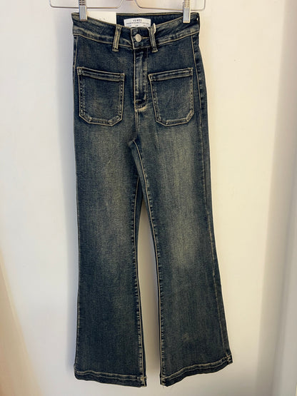 Patch-Pocket Jeans Marine