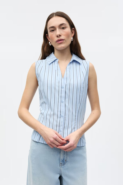 Ärmellose Bluse Enagnesta