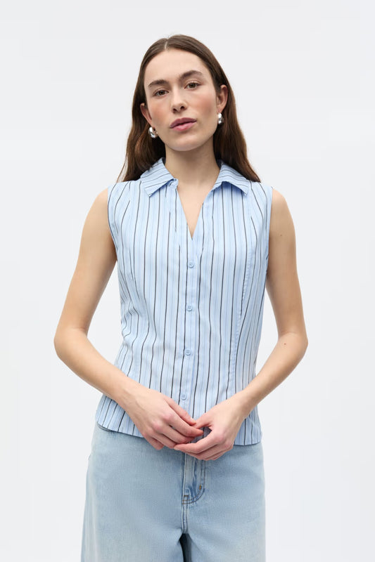 Ärmellose Bluse Enagnesta