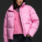 Kurze Steppjacke Onion mit Stehkragen