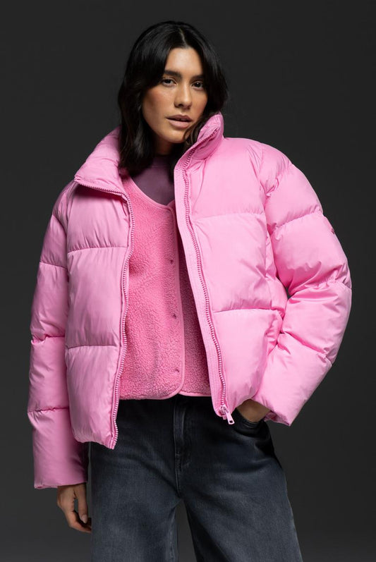 Kurze Steppjacke Onion mit Stehkragen