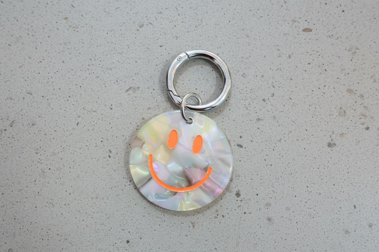 Schlüsselanhänger Smiley