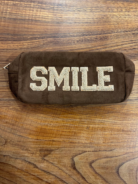 Kosmetiktasche "SMILE" groß