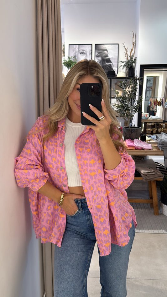 Musselinbluse Leya Leo