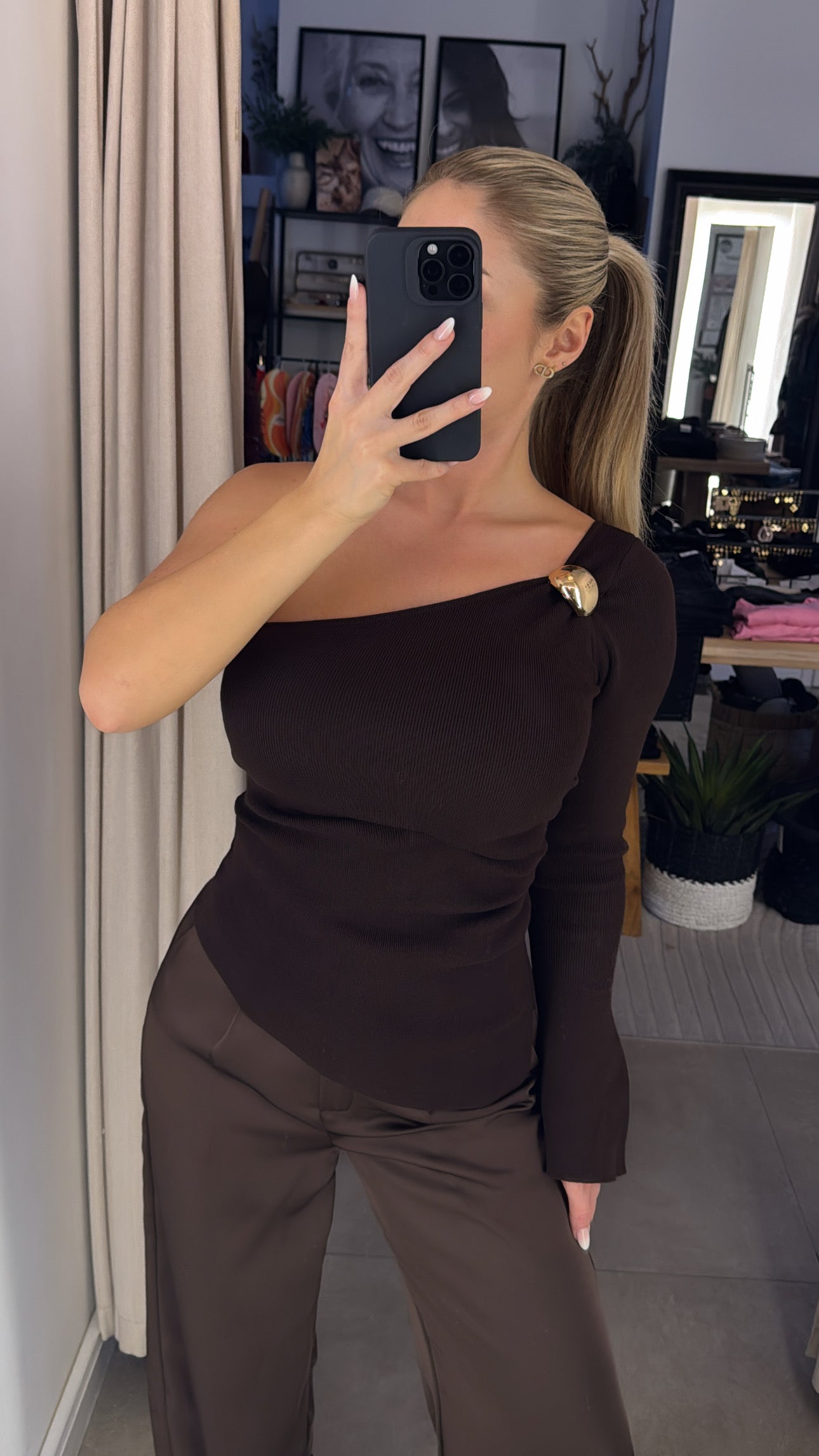 Oneshoulder Top Goldie