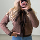 Schnürcardigan Bow
