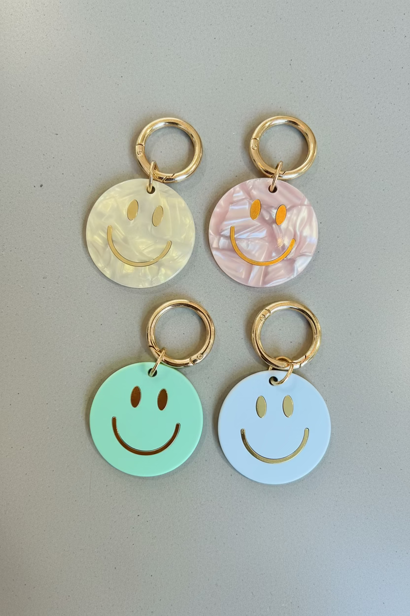 Schlüsselanhänger Smiley