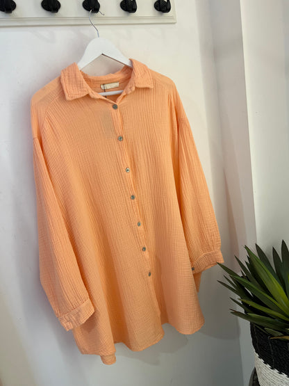 Musselinlongbluse Lena