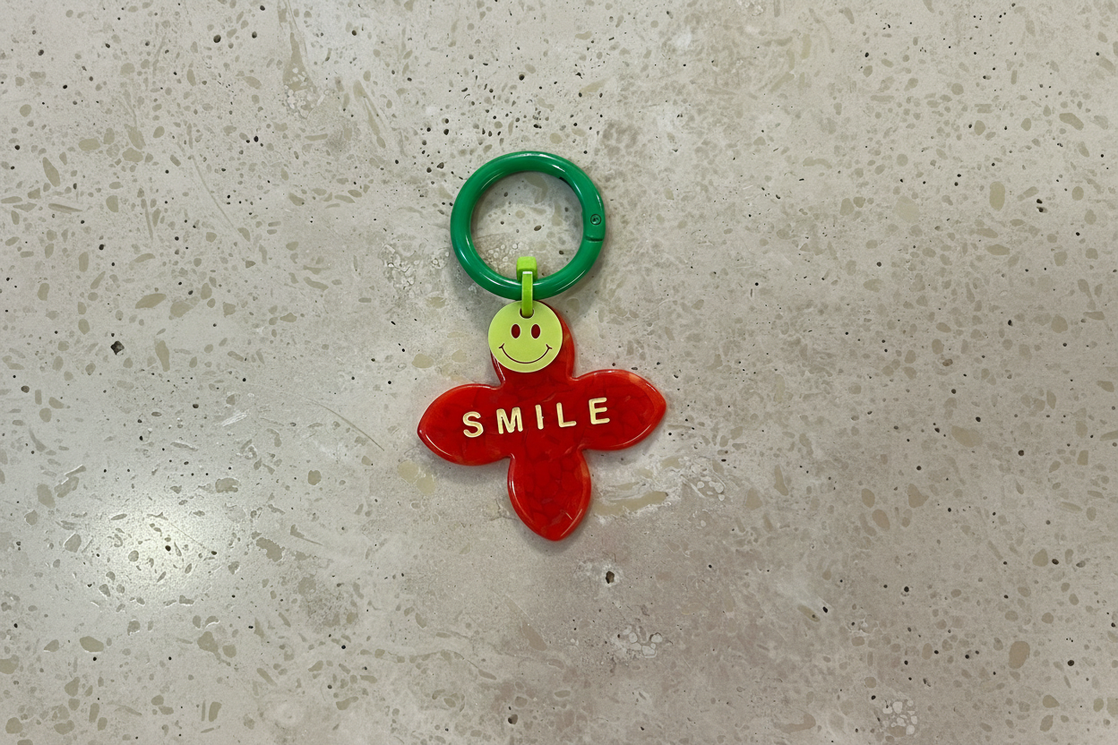 Schlüsselanhänger Smiley