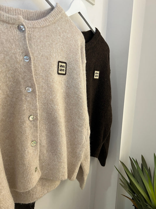 Strickjacke Love Love