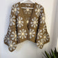 Häkeljacke heavy Daisy