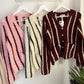 Strickjacke Amora Stripes
