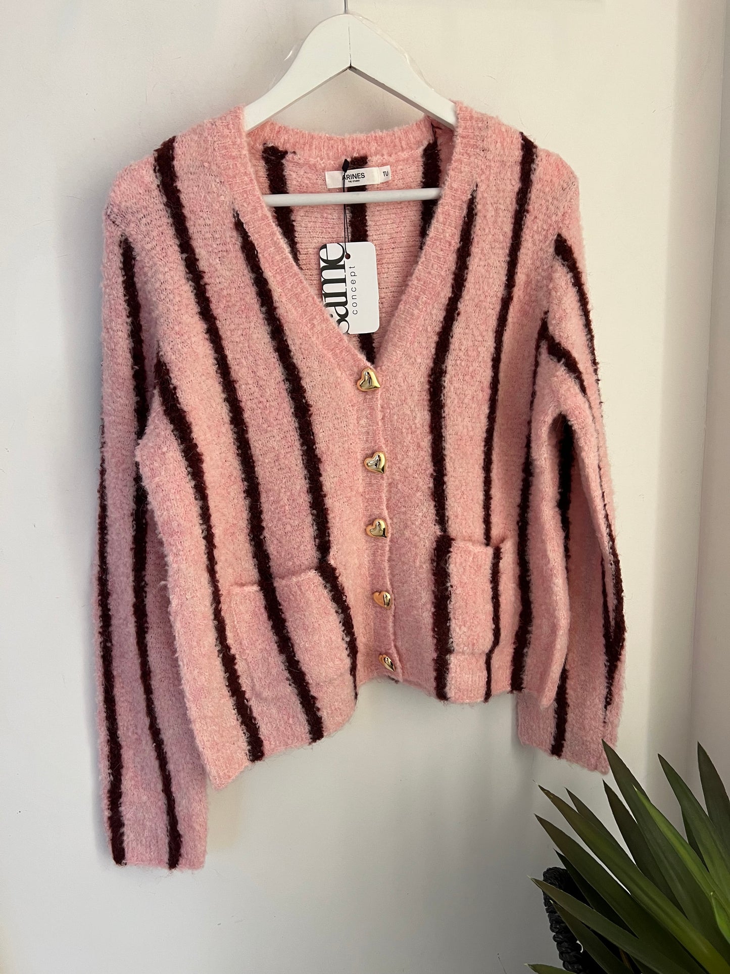 Strickjacke Amora Stripes