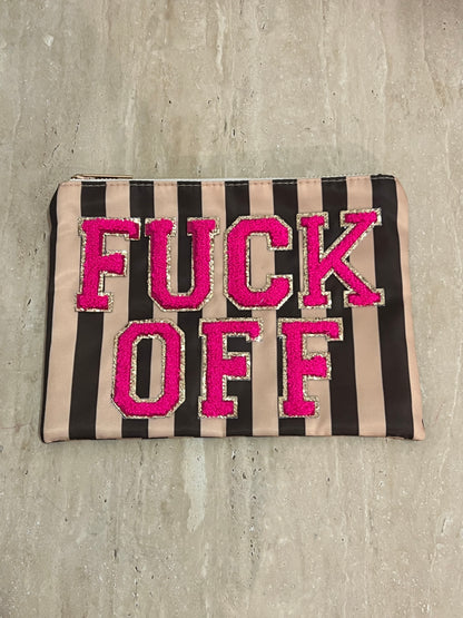 Kosmetiktasche FUCK OFF