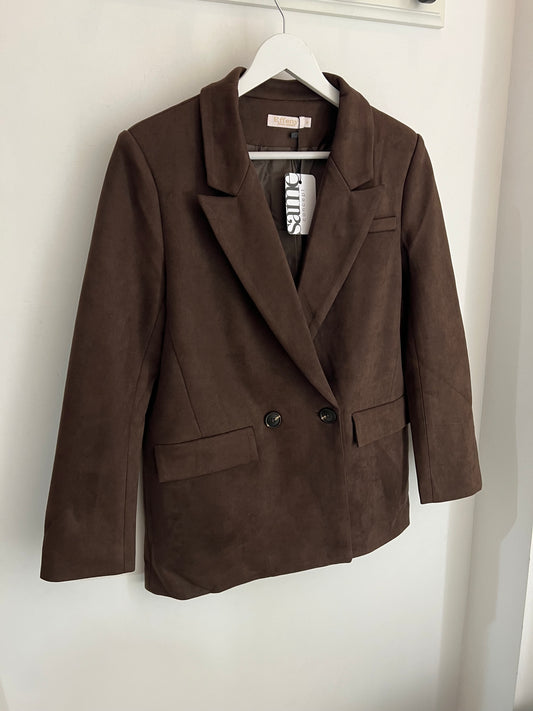 Blazer Wilma in Wildlederoptik