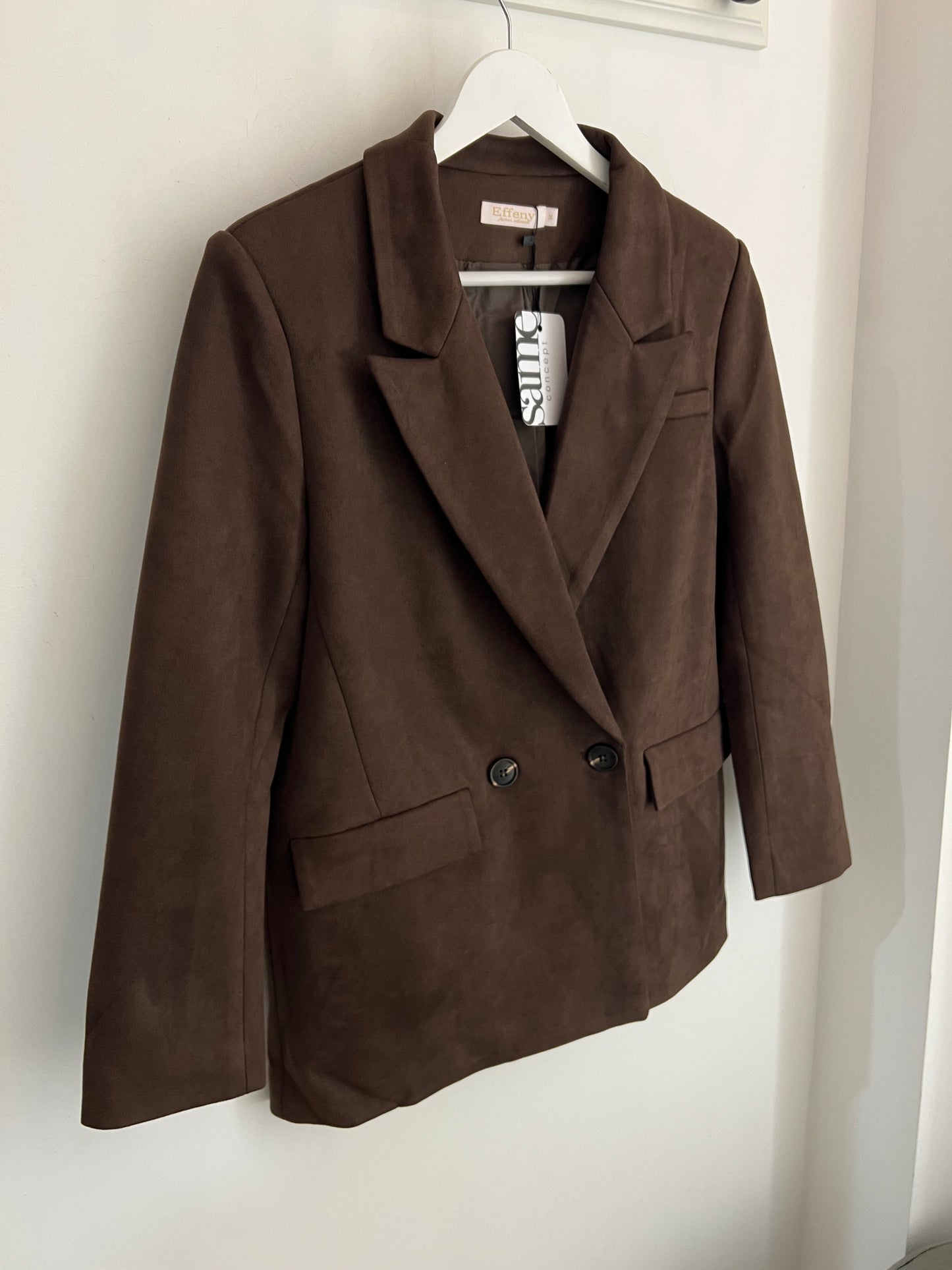 Blazer Wilma in Wildlederoptik