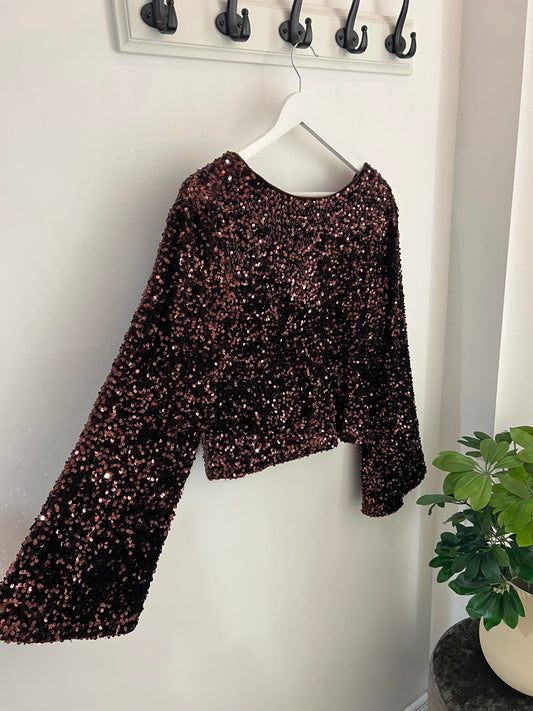 Pailettenoberteil Joan